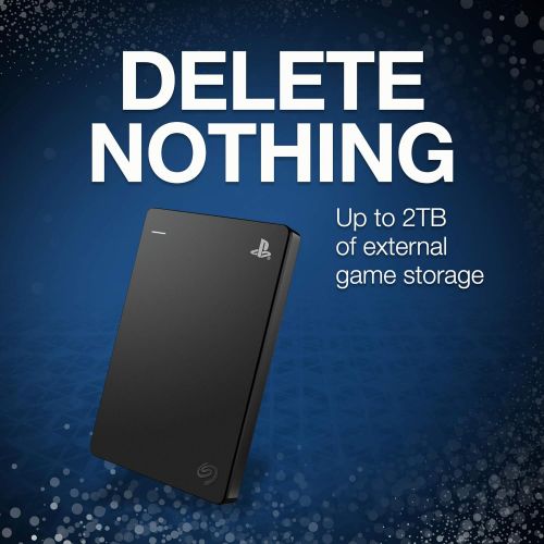  Seagate (STGD2000100) Game Drive for PS4 Systems 2TB External Hard Drive Portable HDD ? USB 3.0, Officially Licensed Product