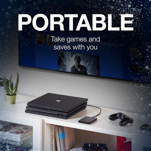  Seagate (STGD2000100) Game Drive for PS4 Systems 2TB External Hard Drive Portable HDD ? USB 3.0, Officially Licensed Product