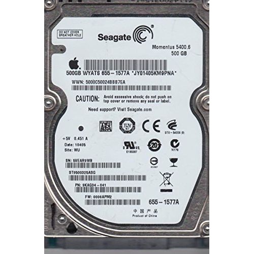  Seagate Momentus 5400.6 ST9500325ASG Hard Drive