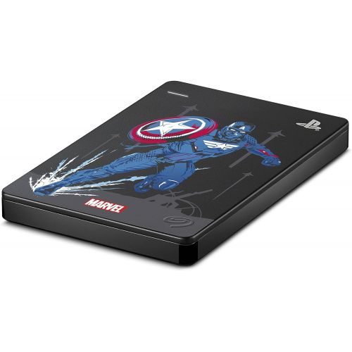  Seagate Game Drive for PS4 - Avengers Special Edition - Team 2 TB Portable External Hard Drive (6.3 cm (2.5 Inch) USB 3.0, PS4) Model No. STGD2000206