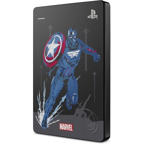  Seagate Game Drive for PS4 - Avengers Special Edition - Team 2 TB Portable External Hard Drive (6.3 cm (2.5 Inch) USB 3.0, PS4) Model No. STGD2000206