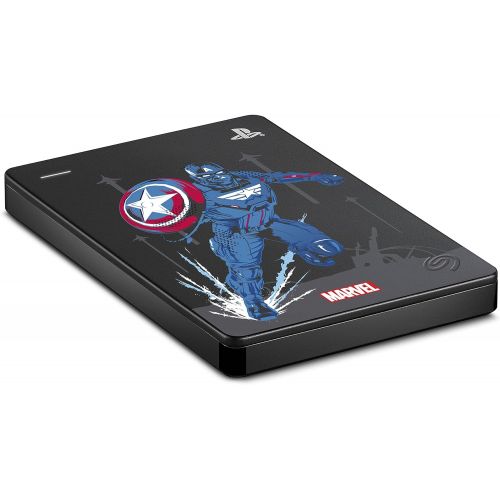  Seagate Game Drive for PS4 - Avengers Special Edition - Team 2 TB Portable External Hard Drive (6.3 cm (2.5 Inch) USB 3.0, PS4) Model No. STGD2000206