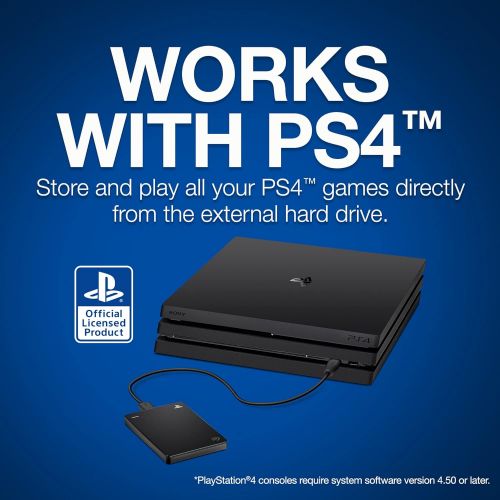  [아마존베스트]Seagate (STGD2000100) Game Drive For PS4 Systems 2TB External Hard Drive Portable HDD  USB 3.0, Officially Licensed Product