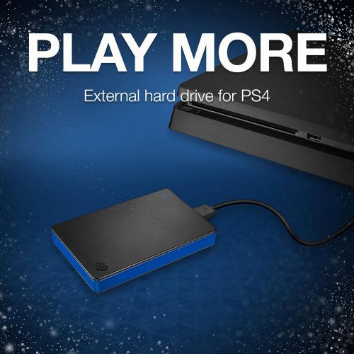  [아마존베스트]Seagate Game Drive 4TB External Hard Drive Portable HDD - Compatible With PS4 (STGD4000400)