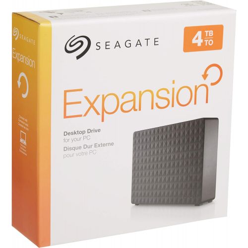  [아마존베스트]Seagate Expansion Desktop 4TB External Hard Drive HDD  USB 3.0 for PC Laptop (STEB4000100)