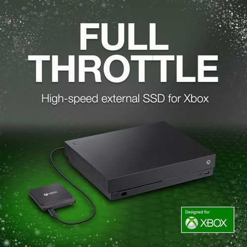  [아마존베스트]Seagate Game Drive for Xbox 500GB SSD External Solid State Drive, Portable USB 3.0  Designed for Xbox One, 2 Month Xbox Game Pass Membership, 1 Year Rescue Service (STHB500401)