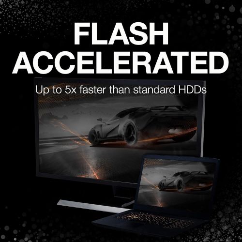  [아마존베스트]Seagate FireCuda 1TB Solid State Hybrid Drive Performance SSHD  2.5 Inch SATA 6GB/s Flash Accelerated for Gaming PC Laptop - Frustration Free Packaging (ST1000LX015)
