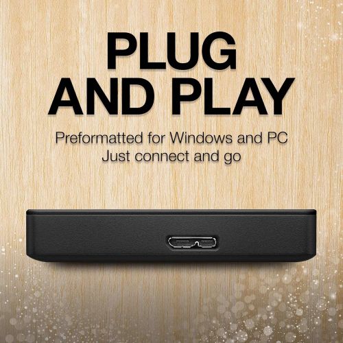  [무료배송]Seagate Portable 2TB External Hard Drive Portable HDD ? USB 3.0 for PC, Mac, PS4, & Xbox - 1-Year Rescue Service (STGX2000400)