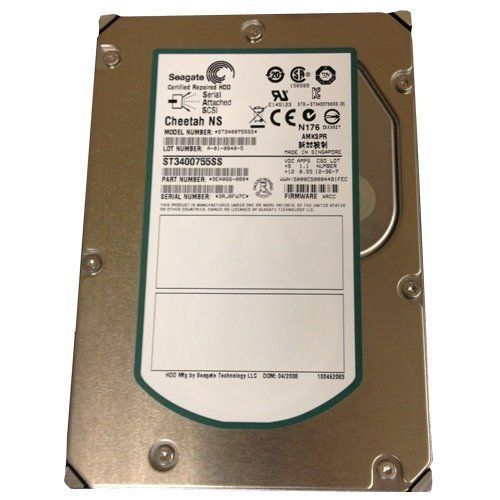  ST3400755SS Seagate Cheetah 400gb 10000rpm Sas-300 16mb Cache 3.5inch