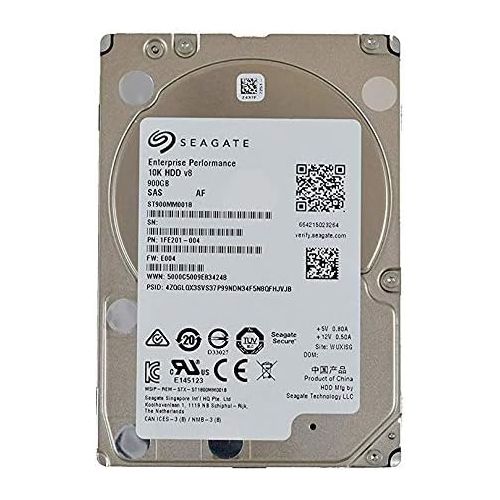  Seagate Enterprise Performance 10K ST900MM0018 900GB 10K RPM SAS 12Gb/s 128MB Cache 2.5 SFF 512e Enterprise Hard Disk Drive (HDD)