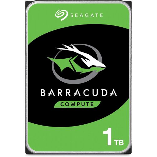  Seagate Bare Drives Barracuda 1TB Internal Hard Drive HDD & EVGA 110-BQ-0600-K1 600 BQ, 80+ Bronze 600W, Semi Modular, FDB Fan, 3 Year Warranty, Power Supply