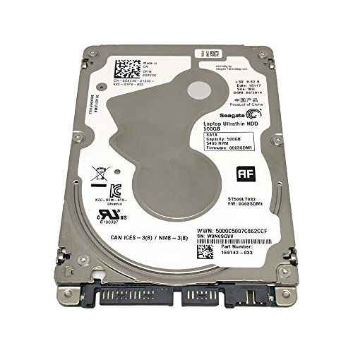  Seagate ST500LT032 500GB SATA 6.0Gb/s Ultrathin (5mm) 5400 RPM 16MB 2.5in Internal Notebook Hard Drive - 1 Year Warranty