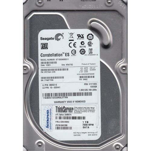  SEAGATE Seagate St1000nm0011 1Tb 7200Rpm 64Mb Cache Sata/6Gb/S