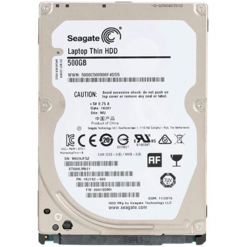  ST500LM021 P/N: 1KJ152-020 F/W: 0002YXM1 WU W62 Seagate 500GB