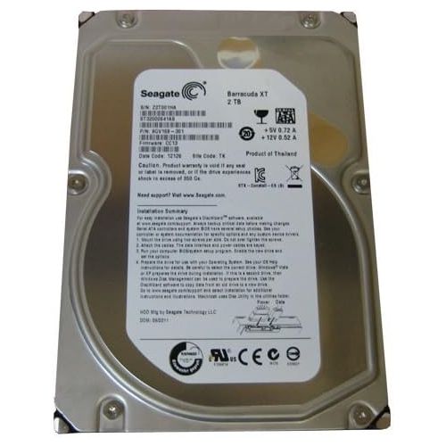  Seagate ST32000641AS Xt 2TB 7200RPM 64MB Sata 6GB/s Hdd HDD-ST32000641AS Barracuda 7200. Hard Drive