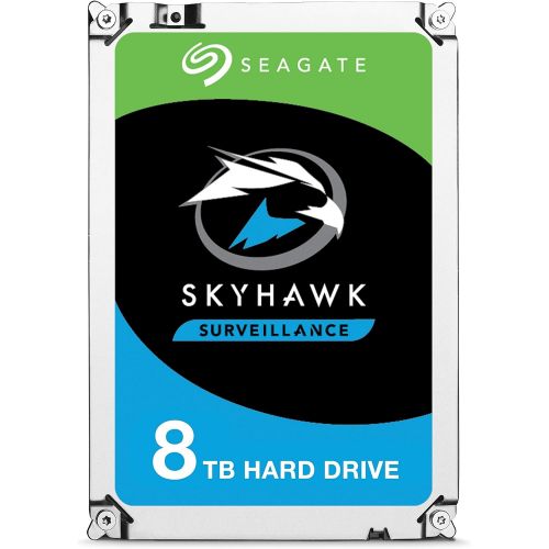  Seagate - ST8000VX004 Skyhawk ST8000VX004 8 TB Hard Drive - 3.5 Internal - SATA (SATA/600) - Video Surveillance System, Network Video Recorder Device Supported - 256 MB Buffer