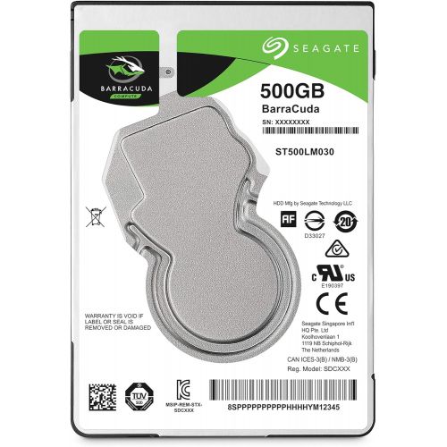  Seagate ST500LM030 2.5 in. - 500GB44; 128MB Mobile Hard Disk Drive SATA - 5400 Rpm