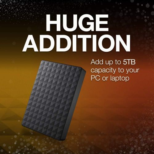  Seagate Expansion 3TB Portable External Hard Drive USB 3.0 (STEA3000400),Black