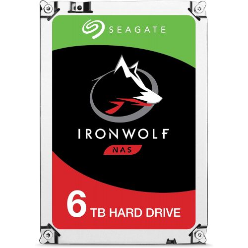  Seagate ST6000VN0033 Iron Wolf Multimedia Server Storage 6TB Internal Hard Drive 3.5 - SATA