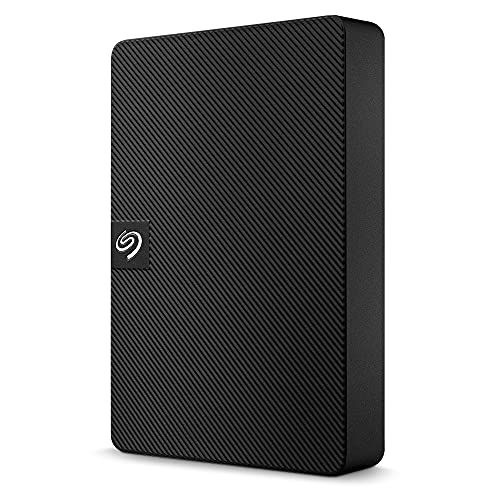  Seagate Expansion Portable 4TB External Hard Drive HDD - 2.5 Inch USB 3.0, for Mac and PC with Rescue Data Recovery Services (STKM4000400)