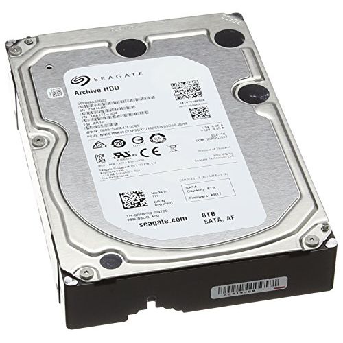  Seagate Archive HDD 8TB SATA 6GBps 128MB Cache SATA Hard Drive (ST8000AS0002)