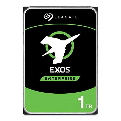  Seagate Exos 7E8 1TB Internal Hard Drive Enterprise HDD ? CMR 3.5 Inch 512E SATA 6Gb/s 7200 RPM 256MB Cache for Enterprise, Data Center ? Frustration Free Packaging (ST1000NM000A)