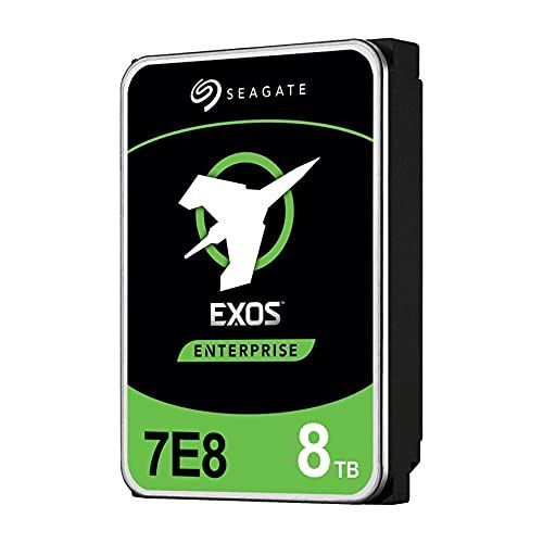  Seagate Exos 7E8 8TB Enterprise Capacity HDD 7200 RPM, 256MB Cache, SATA III 6 Gb/s Interface, 3.5 Internal Hard Drive, Crypto Chia Mining ST8000NM0055