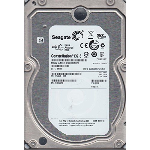  Seagate ST2000NM0023 Z1X TK PN 9ZM275-003 FW 0003 2TB SAS 3.5 Hard Drive