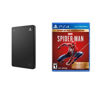 Seagate (STGD2000100) Game Drive for PS4 Systems 2TB External Hard Drive Portable HDD ? USB 3.0, Officially Licensed Product & Marvels Spider-Man: Game of The Year Edition - Playst
