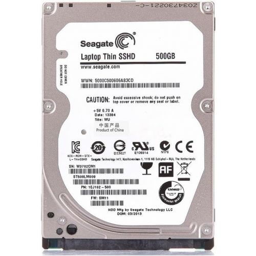  SEAGATE ST500LM000 SSHD 500GB 5400RPM 64MB SATA 6.0Gb/s 2.5 Solid State Hybrid Drive