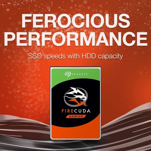  Seagate FireCuda Gaming SSHD 2.5 1TB SATA 6Gb/s Flash Accelerated (8GB) Fast Hard Drive (ST1000LX015)