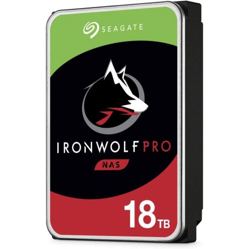  Seagate IronWolf Pro 18TB NAS Internal Desktop Hard Drive, SATA 6GB/s, 7200 RPM