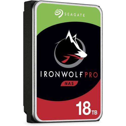  Seagate IronWolf Pro 18TB NAS Internal Desktop Hard Drive, SATA 6GB/s, 7200 RPM