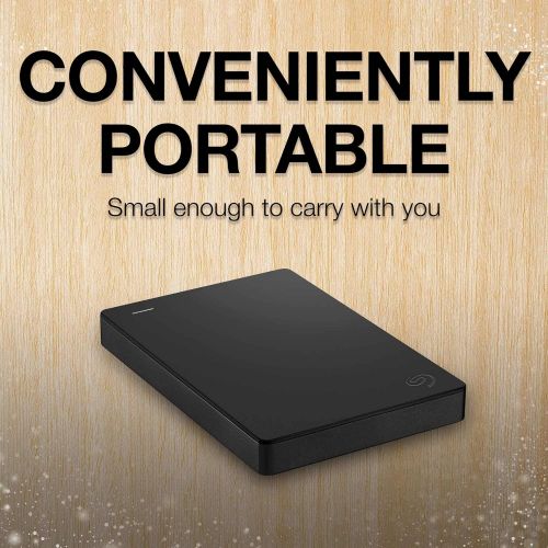  Seagate Portable 1TB External Hard Drive HDD USB 3.0 for PC Laptop and Mac (STGX1000400) & AmazonBasics External Hard Drive Portable Carrying Case
