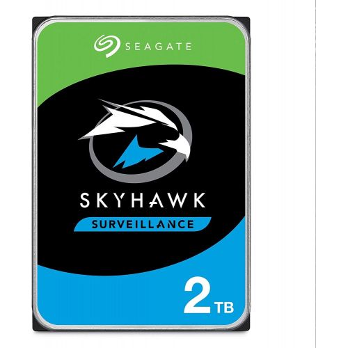  SEAGATE Skyhawk 2 TB Surveillance(SV) Internal Hard Drive HDD ? 3.5 Inch SATA 6 Gb/s 256 MB Cache for DVR NVR Security Camera System CCTV (ST2000VX015)