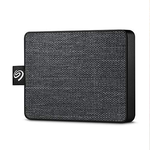  Seagate One Touch SSD 500GB External Solid State Drive Portable ? Black, USB 3.0 for PC Laptop and Mac, 1yr Mylio Create, 2 months Adobe CC Photography (STJE500400)