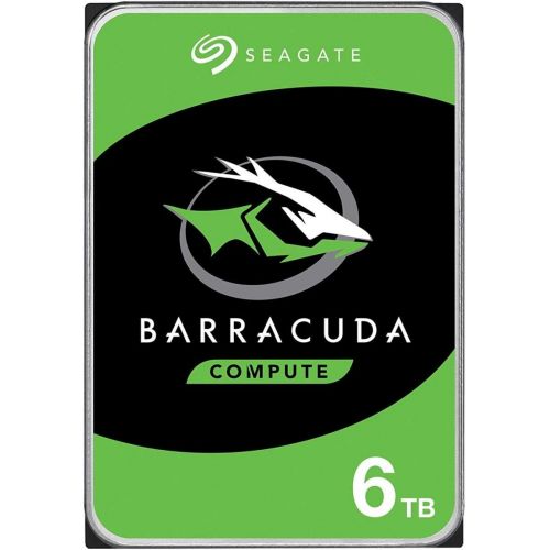  Seagate Barracuda 6TB Internal Hard Drive HDD ? 3.5 Inch SATA 6 Gb/s 5400 RPM 256MB Cache for Computer Desktop PC (ST6000DM003)