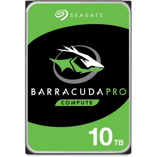  Seagate Barracuda Pro 10TB Internal Hard Drive Performance HDD ? 3.5 Inch SATA 6 Gb/s 7200 RPM 256MB Cache for Computer Desktop PC, Data Recovery (ST10000DM0004)
