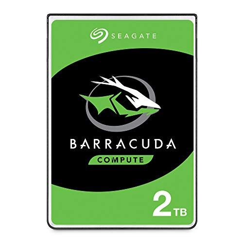  Seagate BarraCuda 2TB Internal Hard Drive HDD ? 2.5 Inch SATA 6 Gb/s 5400 RPM 128MB Cache for PC Laptop (ST2000LM015)