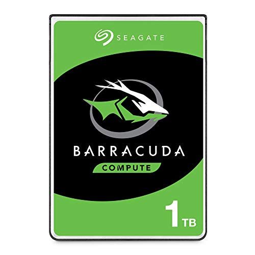  Seagate BarraCuda 1TB Internal Hard Drive HDD ? 2.5 Inch SATA 6 Gb/s 5400 RPM 128MB Cache for PC Laptop ? Frustration Free Packaging (ST1000LM048)