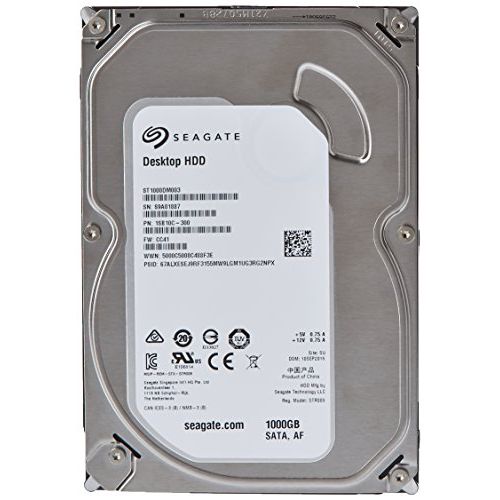  (Old Model) Seagate 1TB Desktop HDD Sata 6Gb/s 64MB Cache 3.5-Inch Internal Bare Drive (ST1000DM003)