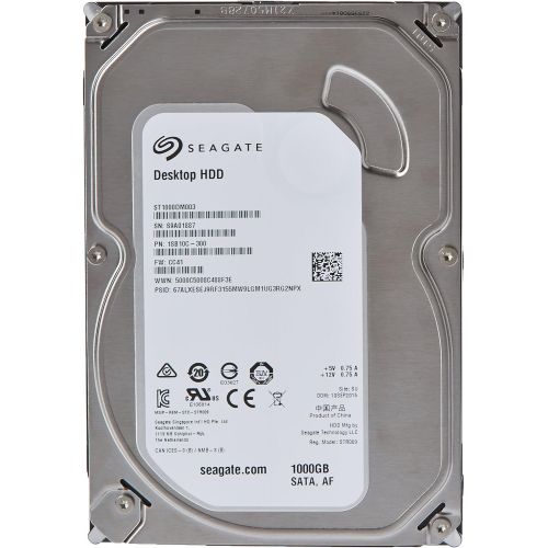  (Old Model) Seagate 1TB Desktop HDD Sata 6Gb/s 64MB Cache 3.5-Inch Internal Bare Drive (ST1000DM003)