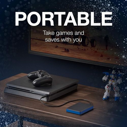  Seagate 2TB Game Drive for PlayStation 4 Portable External USB Hard Drive