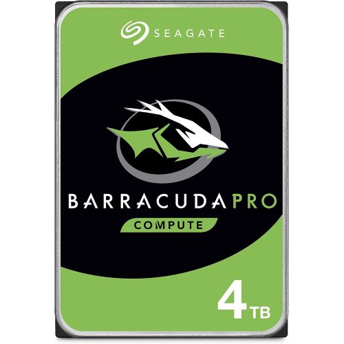  Seagate BarraCuda Pro SATA HDD 4TB 7200RPM 6Gbs 256MB Cache 3.5-Inch Internal Hard Drive for PC Desktop Computers System All in One Home Servers Direct Attached Storage (DAS) (S