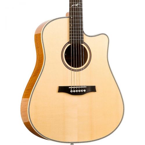  Seagull},description:The Cameo matches flame maple back and sides with a select solid spruce top. This guitar also features a high-gloss custom polished finish. The result is a bri