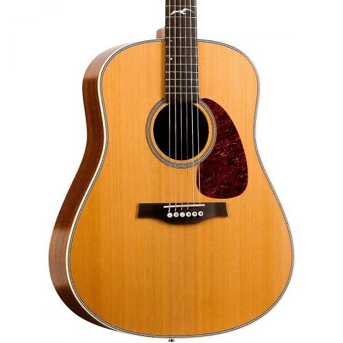  Seagull},description:The Mosaic Element is a solid cedar top guitar with solid mahogany back and sides. The cedar and mahogany combination typically produces a sweet warm sound. Th