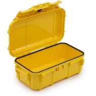 Seahorse 57 Micro Hard Case (Yellow, Rubber Liner and Mesh Lid Retainer)