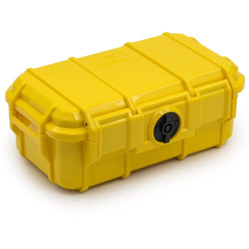  Seahorse 57 Micro Hard Case (Yellow, Rubber Liner and Mesh Lid Retainer)