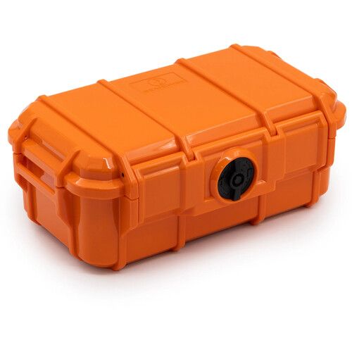  Seahorse 57 Micro Hard Case (Orange, Rubber Liner and Mesh Lid Retainer)