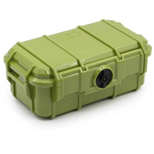  Seahorse 57 Micro Hard Case (Green, Rubber Liner and Mesh Lid Retainer)